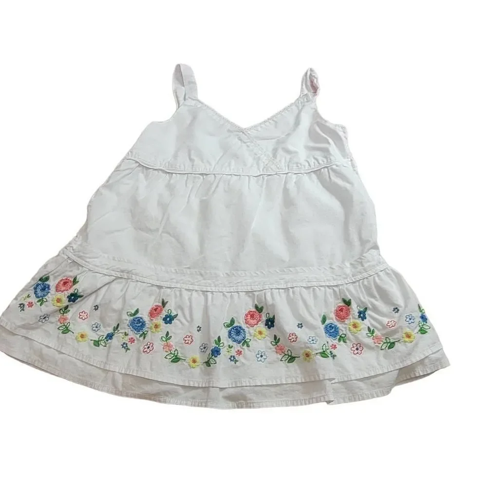 Children's Place embroidery tank top L10/12